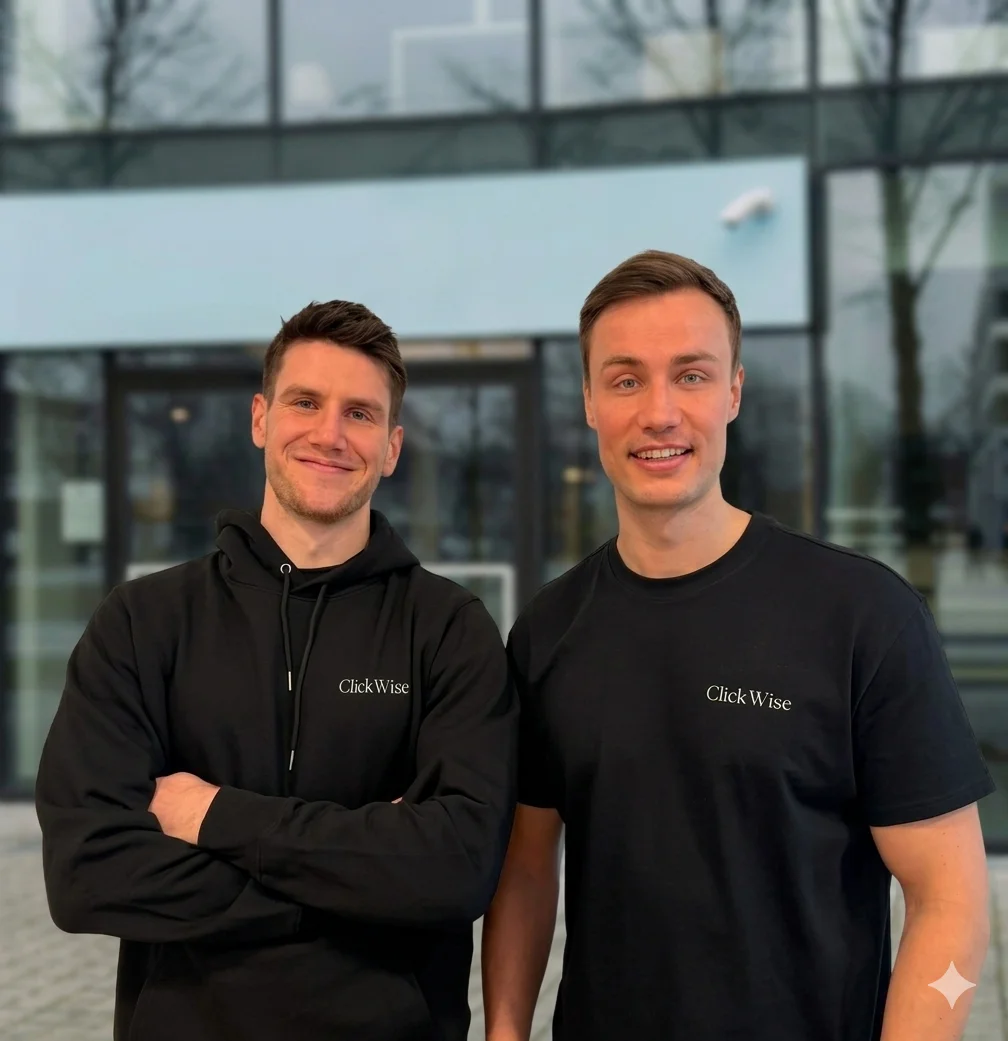 Christian Orlowski und Felix Marcial, Gründer von ClickWise